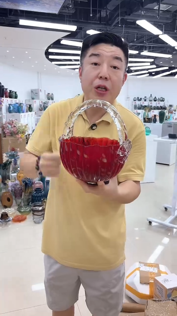 玻璃外贸尾货花瓶051