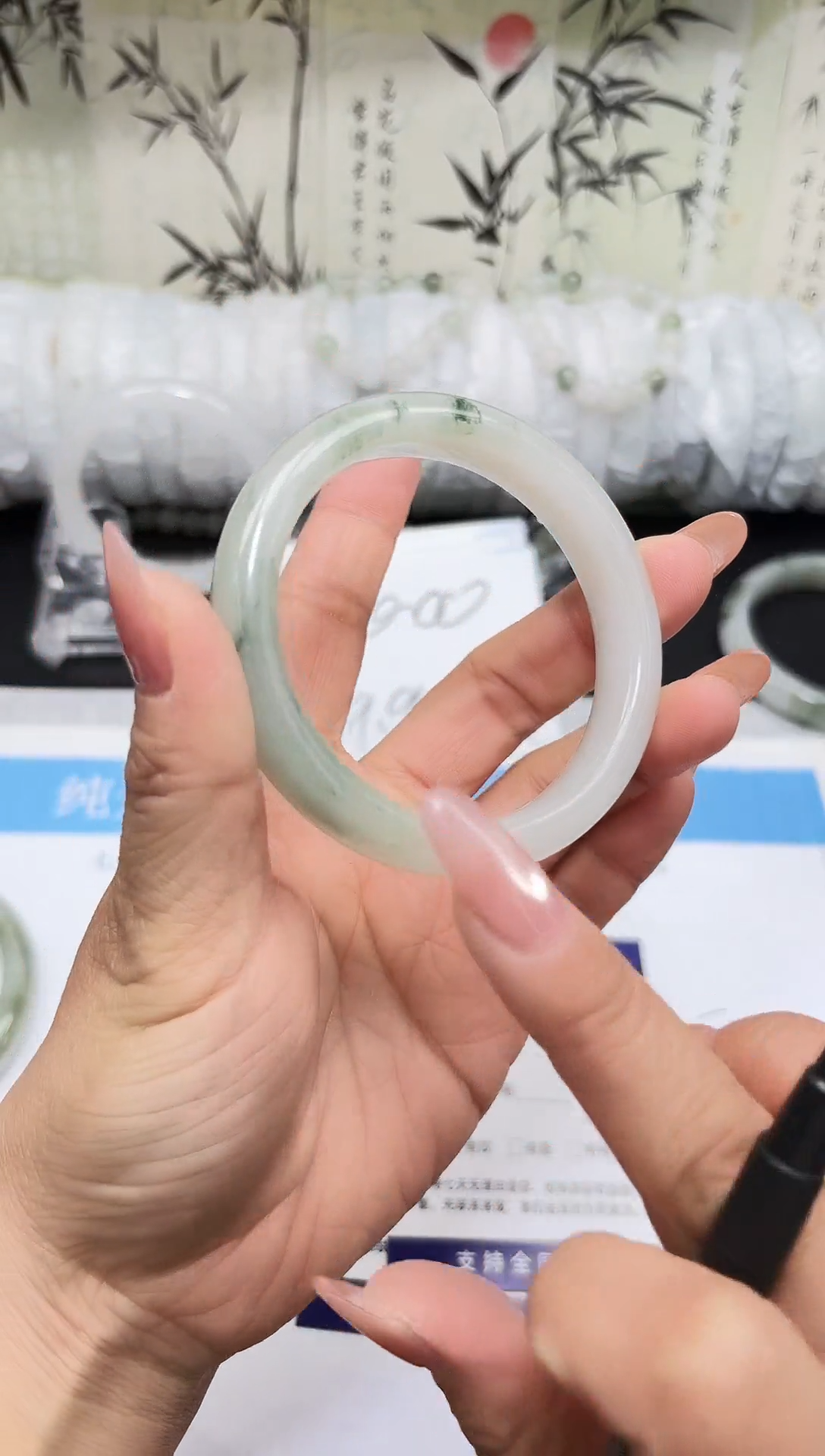 未镶嵌手镯石英质玉A53-57/58/59