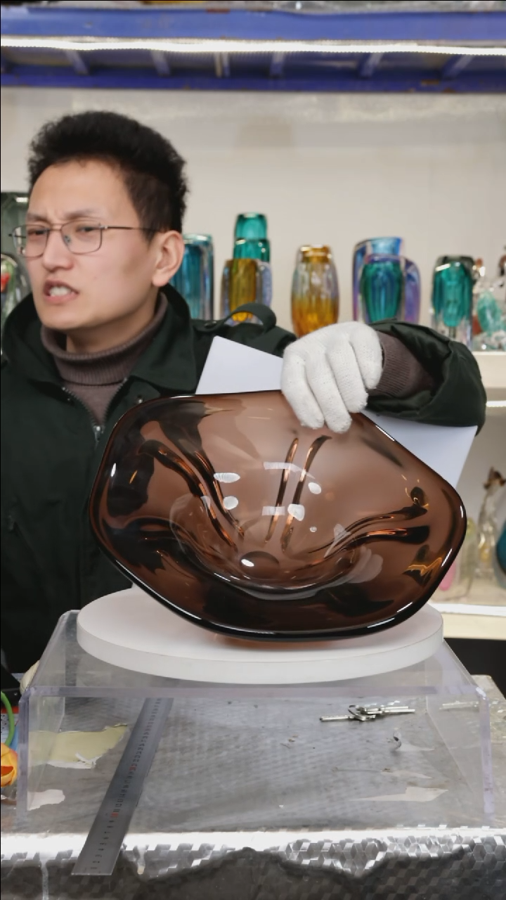 【闪购商品】琉璃【幻彩】精品琉璃正常手工痕迹微