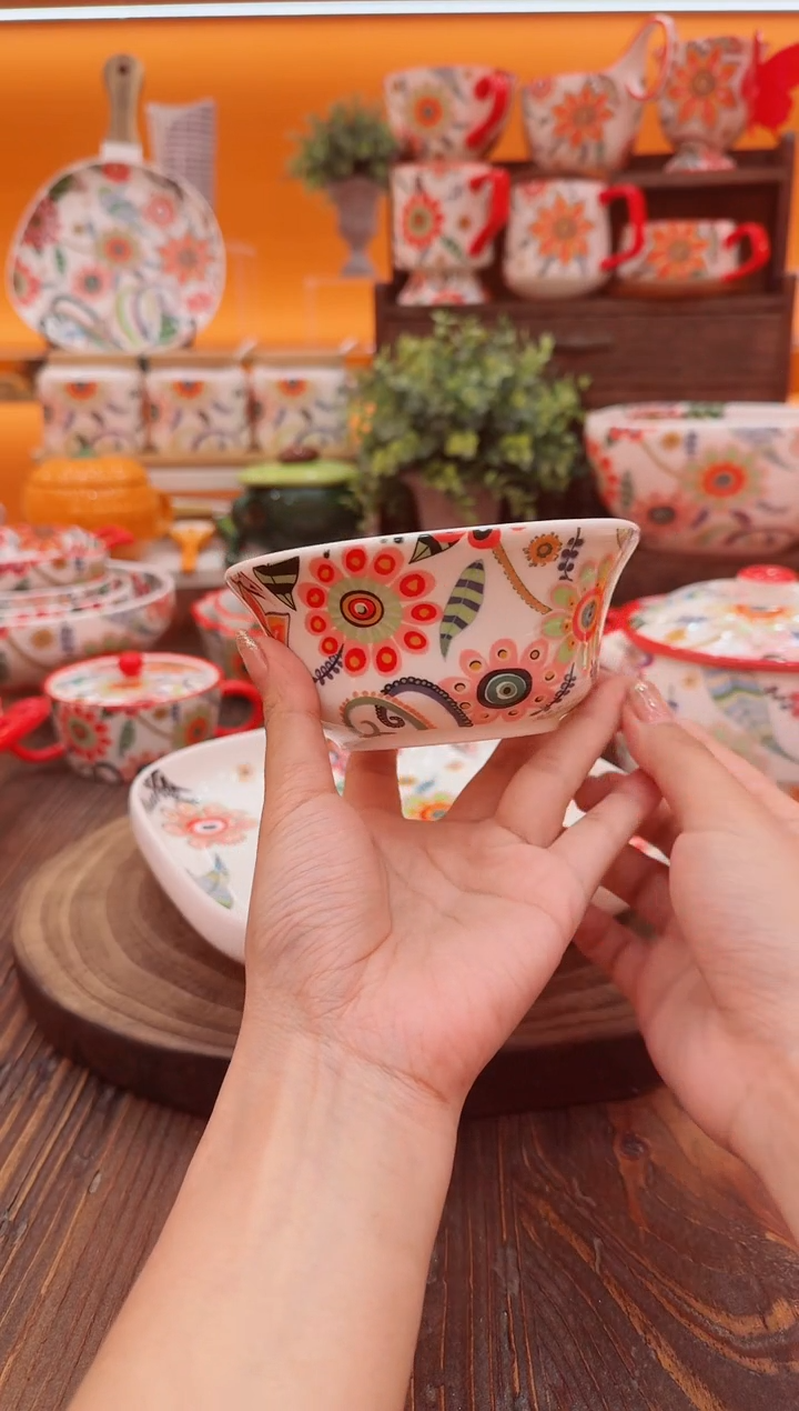 罐景德镇陶瓷餐具碗碟盘子