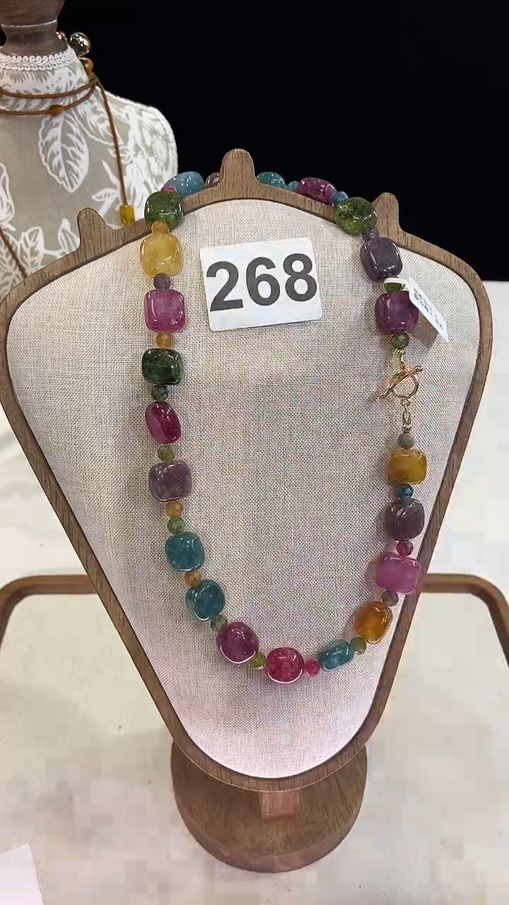 项链钛钢淡水珍珠268