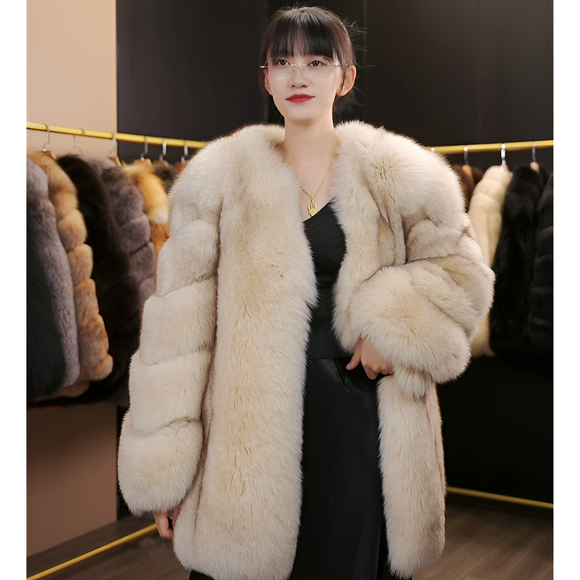 新款（热恋款）时尚百搭中长款女装短外套简约大气款气质休闲轻奢