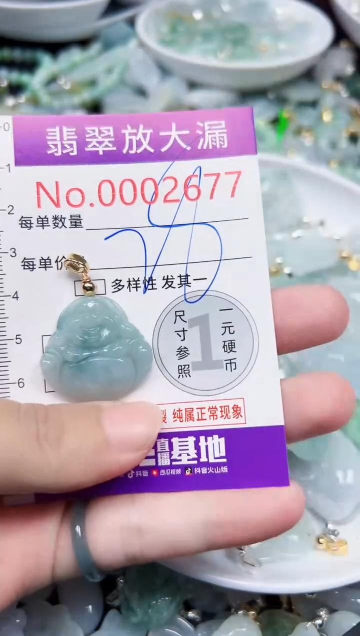 颈饰未镶嵌翡翠2677