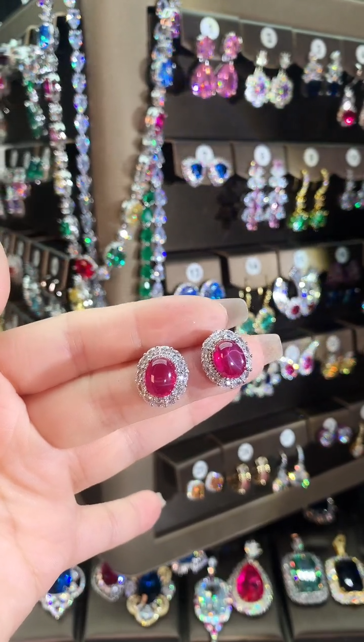 无铜合金耳钉时尚