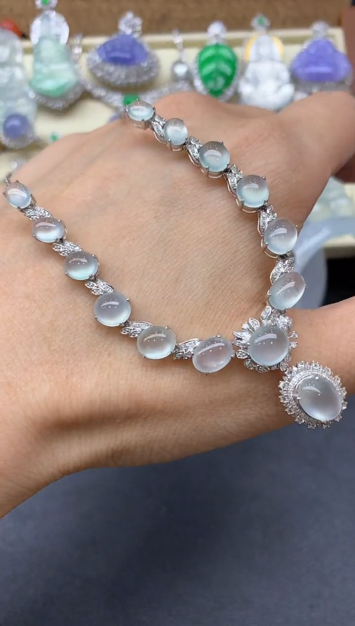 【闪购商品】翡翠颈饰18K金镶嵌481-中国好珍宝