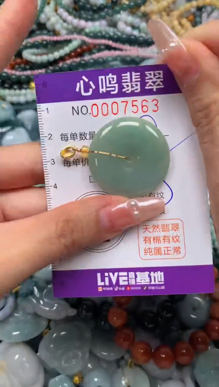 颈饰未镶嵌翡翠闪购007563