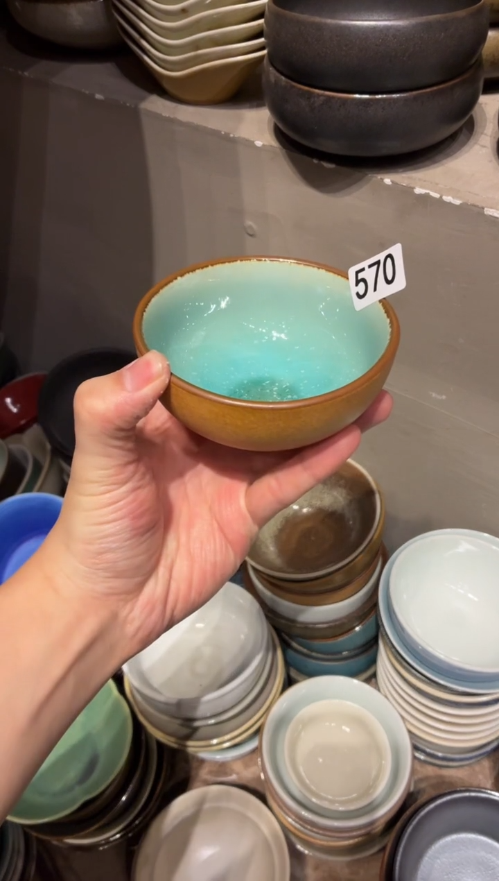 瓷片六**饰570秋水小碗1个