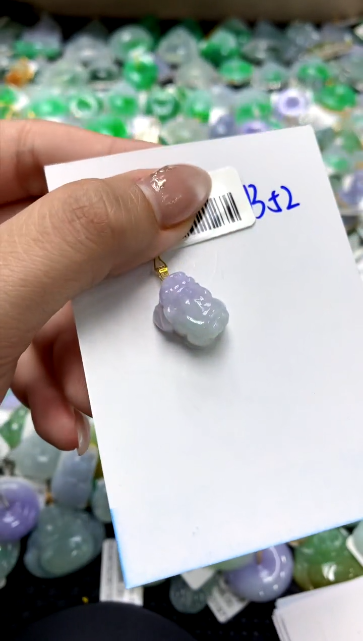 【闪购商品】翡翠颈饰18K金镶嵌111111111111111111