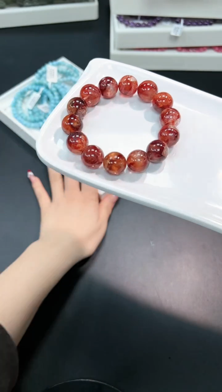 【闪购商品】水晶手串未镶嵌29i多样性发其一/1条14mm默认微瑕