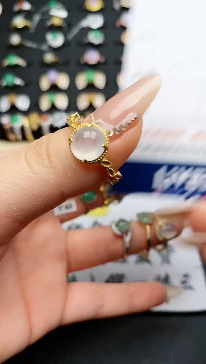 【闪购商品】翡翠戒指银S925镶嵌...........