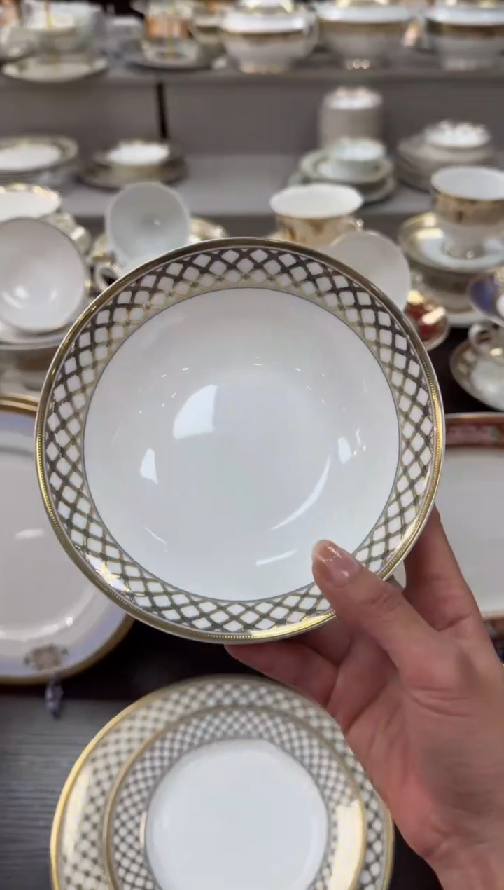 【闪购商品】瓷片6英寸水果碗 福利款 2个