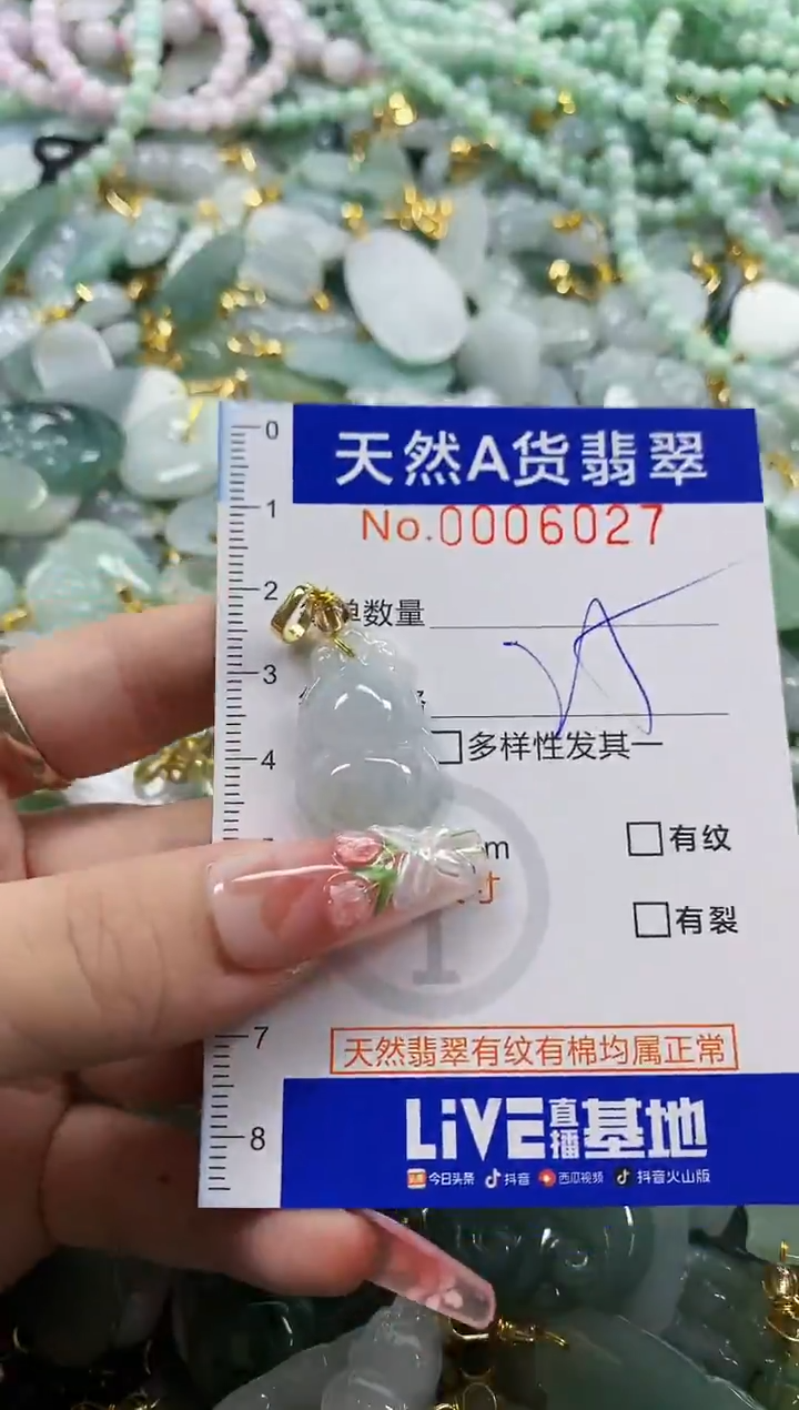 颈饰未镶嵌翡翠天然A货翡翠