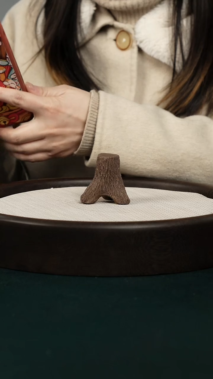 【闪购商品】紫砂茶壶手工树桩盖置