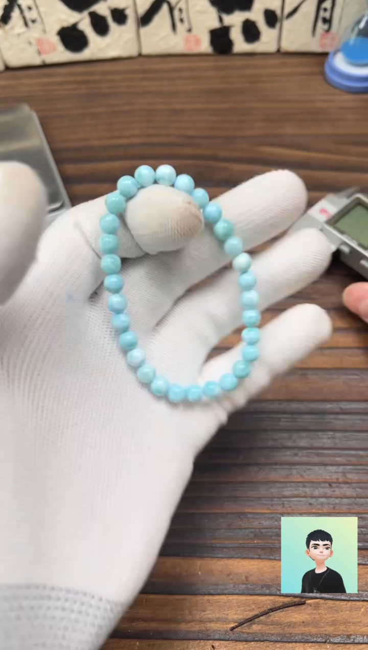 【闪购商品】针钠钙石（海纹石）手链未镶嵌海纹石