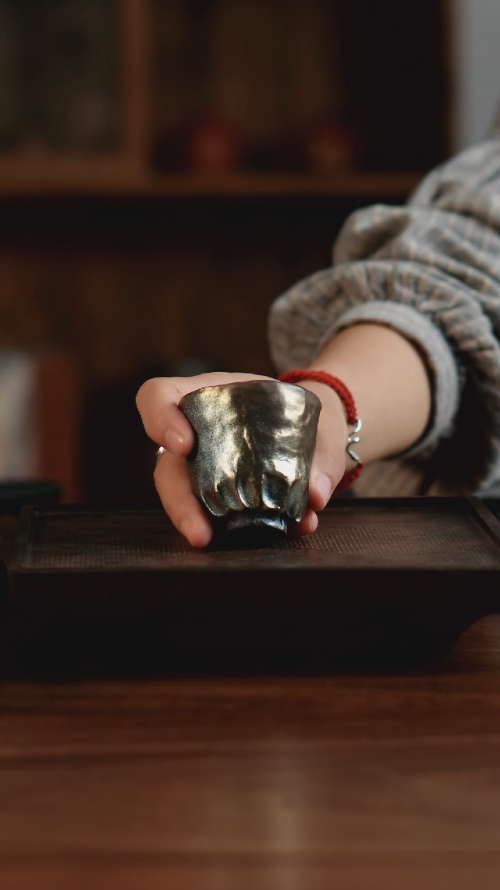 【闪购商品】不二柴烧纯手捏杯04