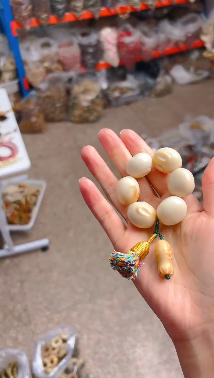 吊坠菩提根/象牙果馒头兔手捻