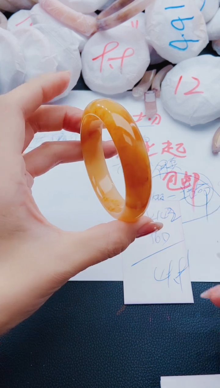 未镶嵌手镯石英质玉K142-56-57