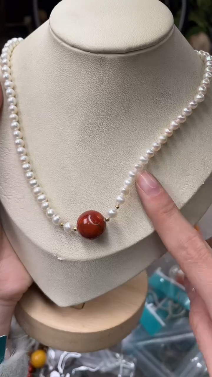 【闪购商品】淡水珍珠手绳18K金镶嵌@@F921I014591