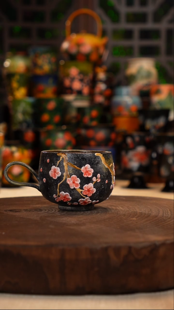 油画   釉下彩   杯子