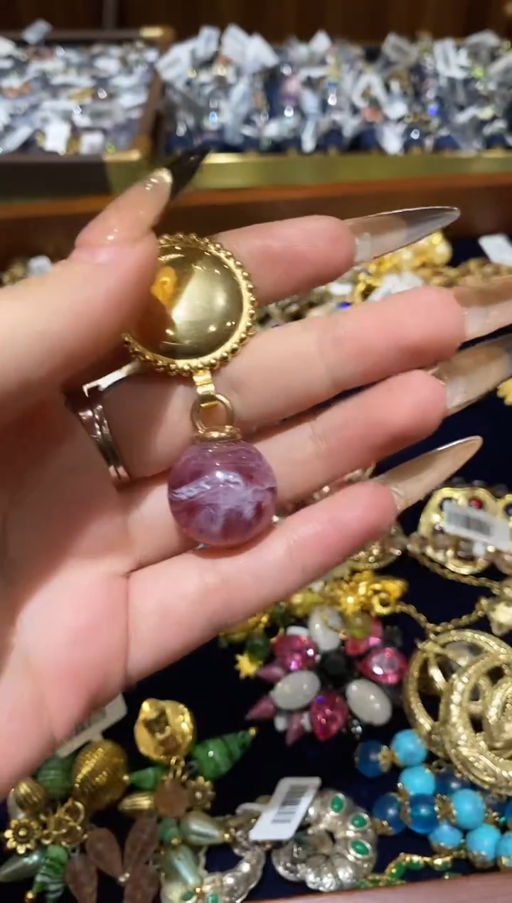 纯铜合金琉璃楚楚珠宝中古甄选不退换