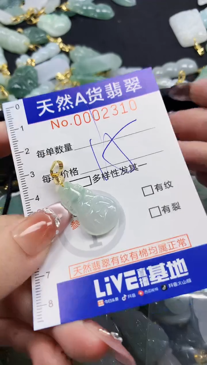 颈饰未镶嵌翡翠d****s天然A货翡翠