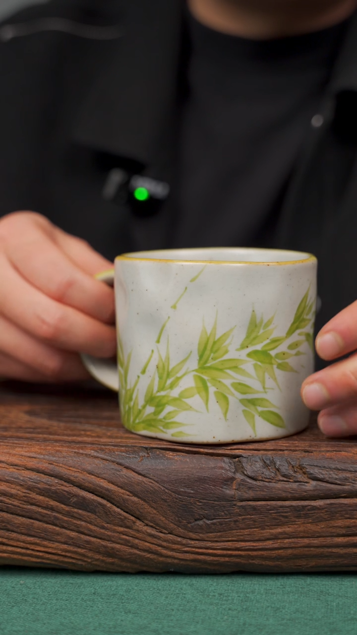 【闪购商品】瓷片61寻一缕瓷香杯釉下手工手绘瓷器