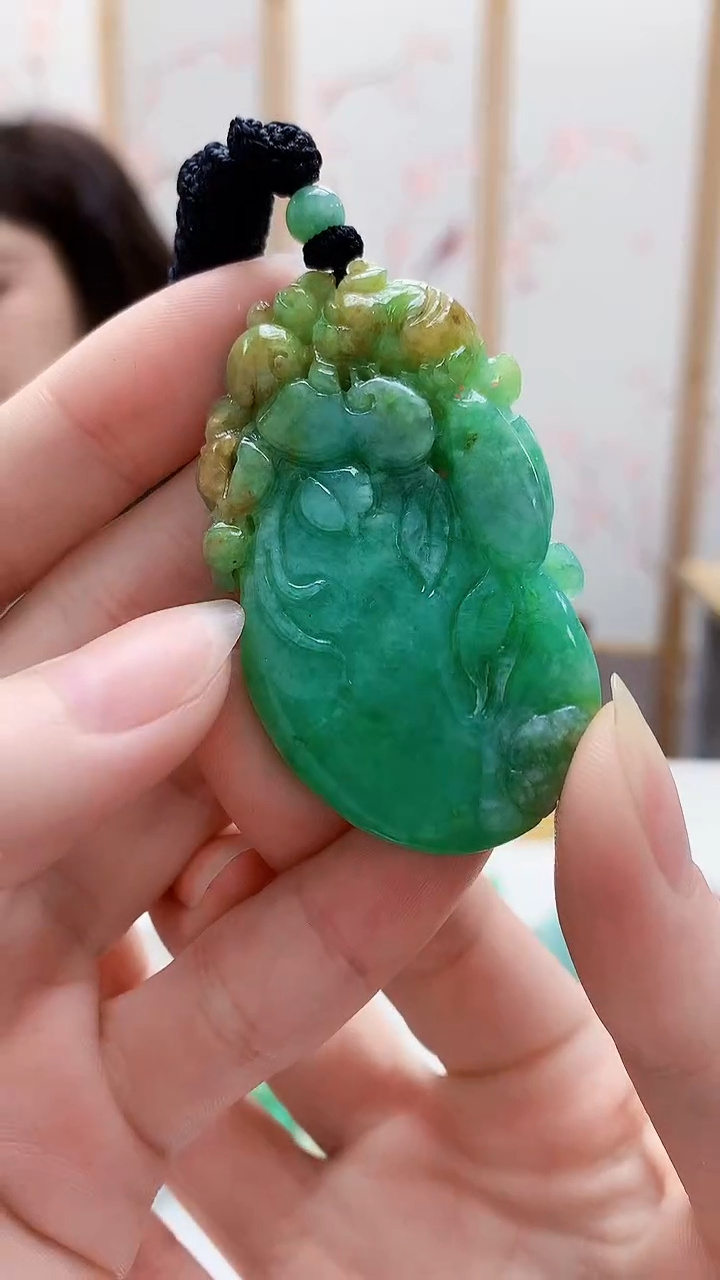 未镶嵌定制翡翠4829ry-毛货挂件8