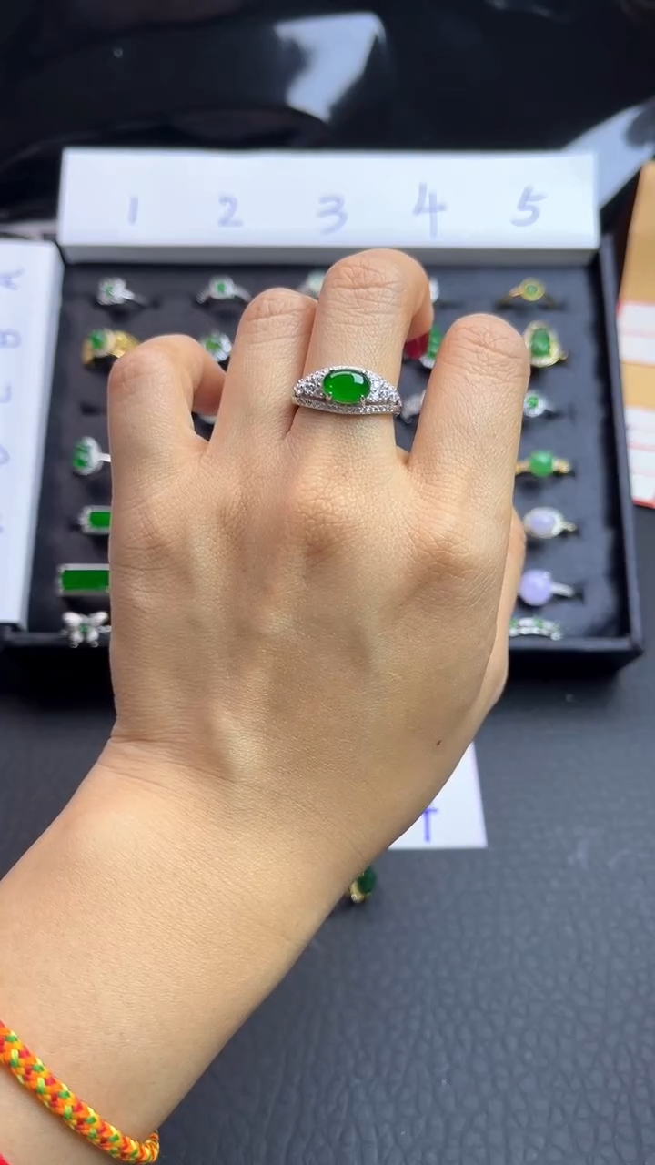 【闪购商品】翡翠戒指未镶嵌翡翠女士戒指