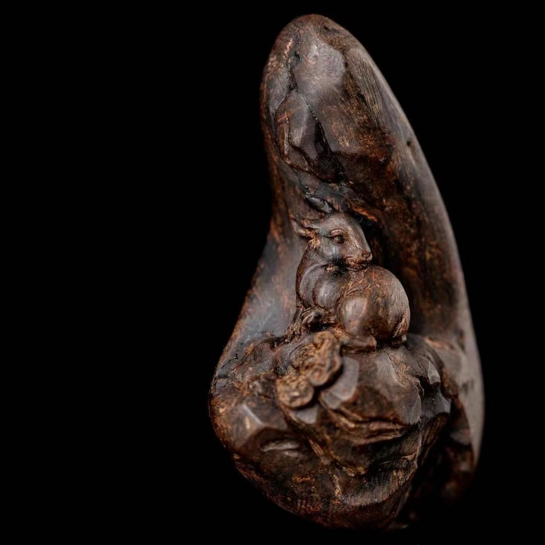 莱特沉水挂件 天然野沉香挂件