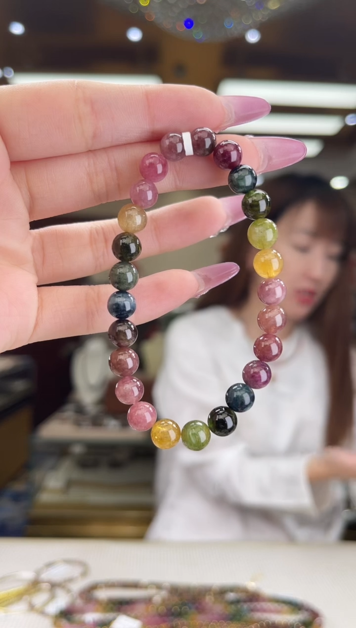 【闪购商品】碧玺/未镶嵌7mm+碧玺单圈9多样性发货