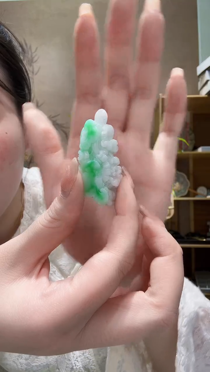 翡翠未镶嵌颈饰吊坠