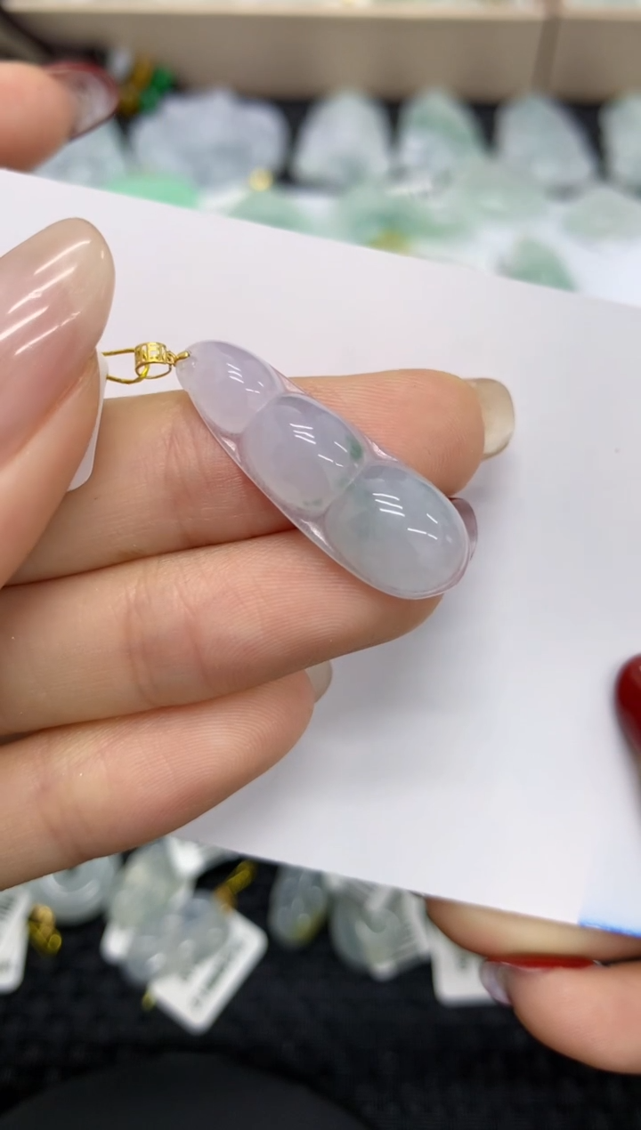 【闪购商品】翡翠颈饰18K金镶嵌11111111111