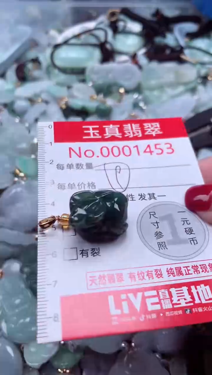 颈饰未镶嵌翡翠1453