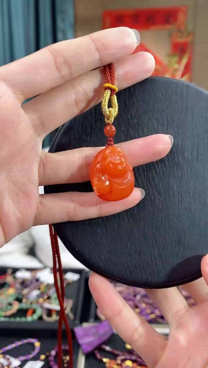 【闪购商品】南红玛瑙吊坠(赠链)未镶嵌406