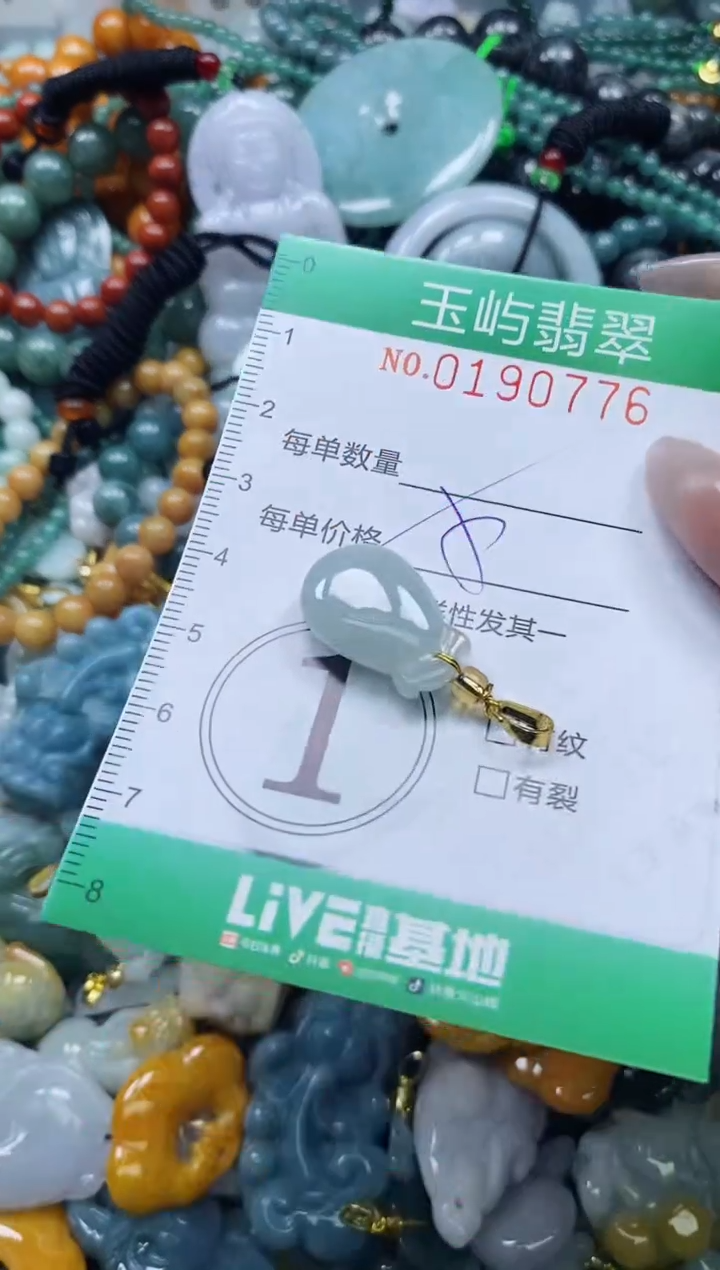 翡翠未镶嵌颈饰闪购0190776多样性发其一