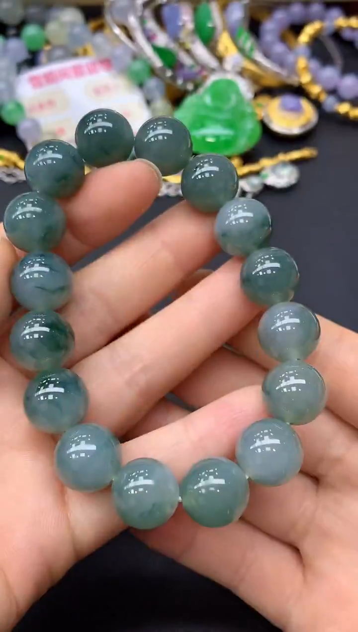 未镶嵌手链翡翠227-中国好珍宝