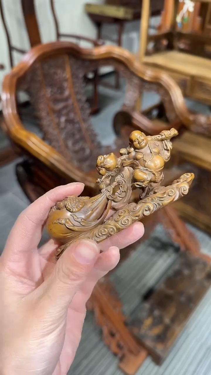 木黄杨布袋弥勒1