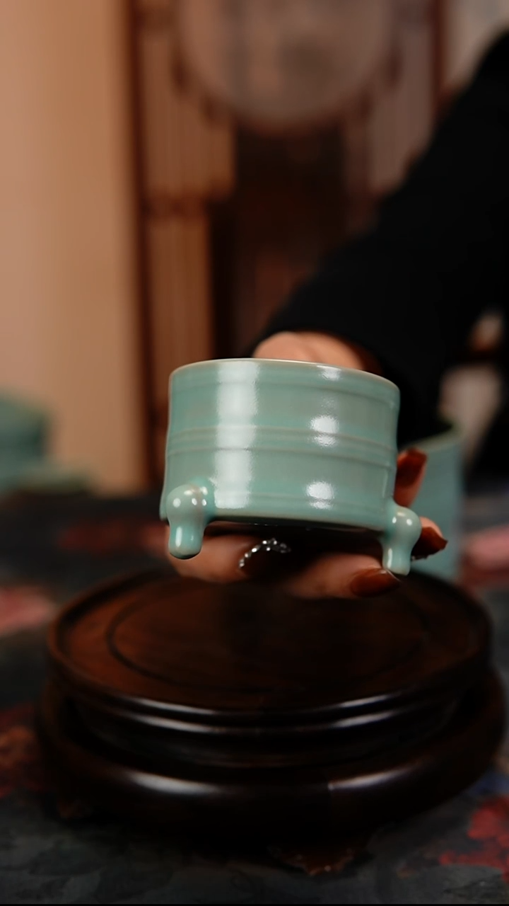 瓷片原产地原矿釉汝瓷