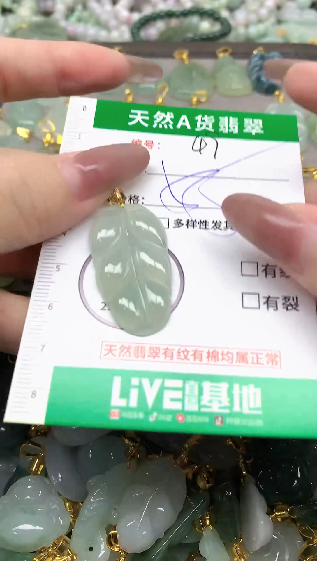 颈饰未镶嵌翡翠未镶嵌a货翡翠-47