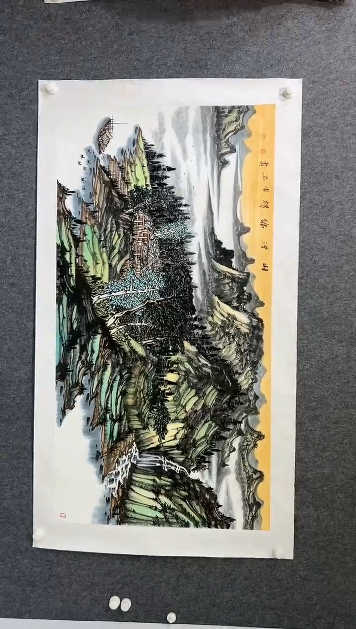 【闪购商品】绘画荆贵家-8平尺-山水国画