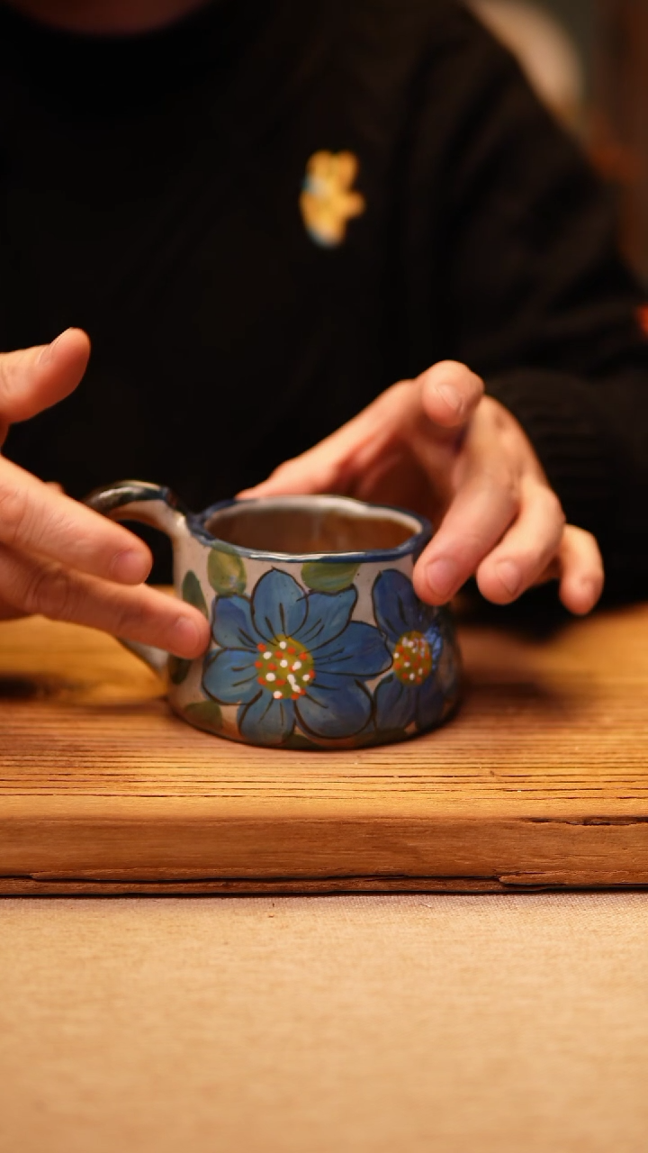 【闪购商品】@@陶园瓷舍@@纯手工手绘@高温釉下彩