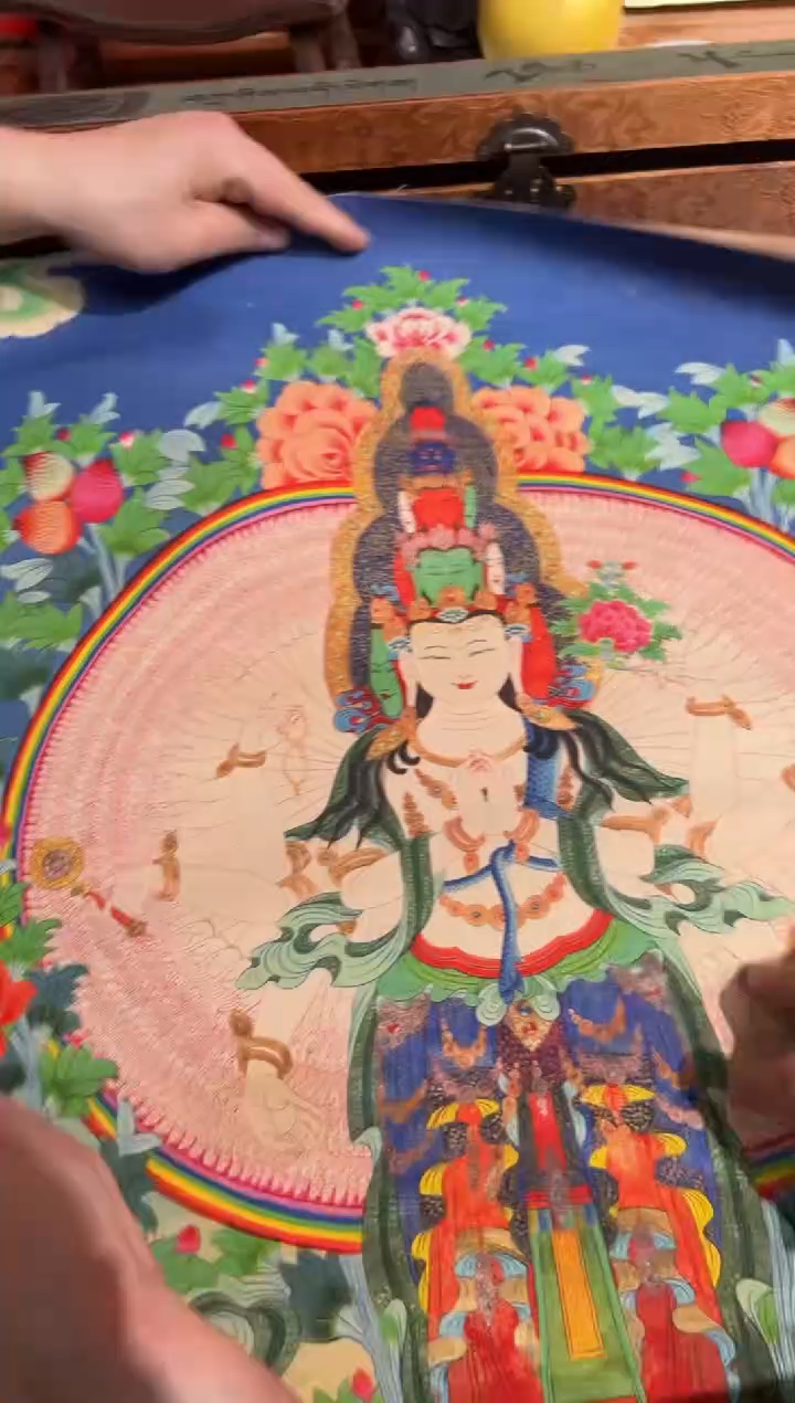 卷轴画卷轴画奥奥的唐卡