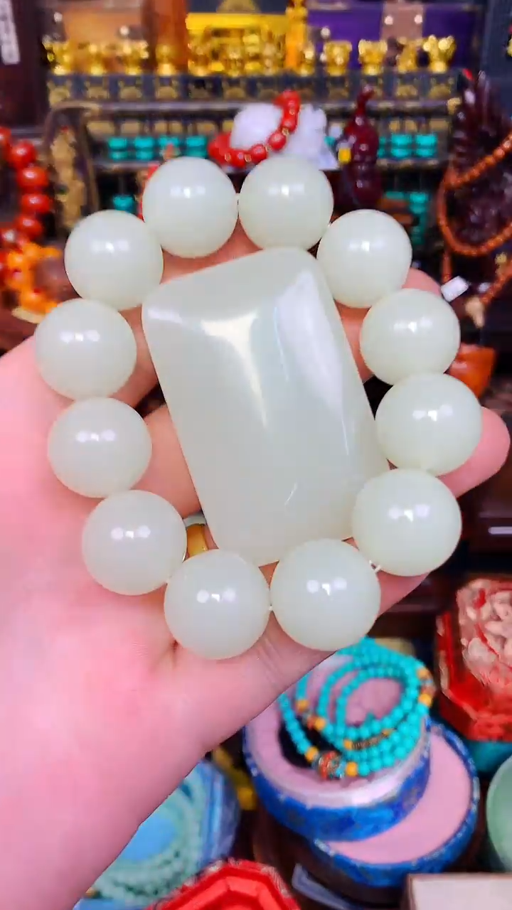 手链未镶嵌和田玉鹏哥专属链接！！！