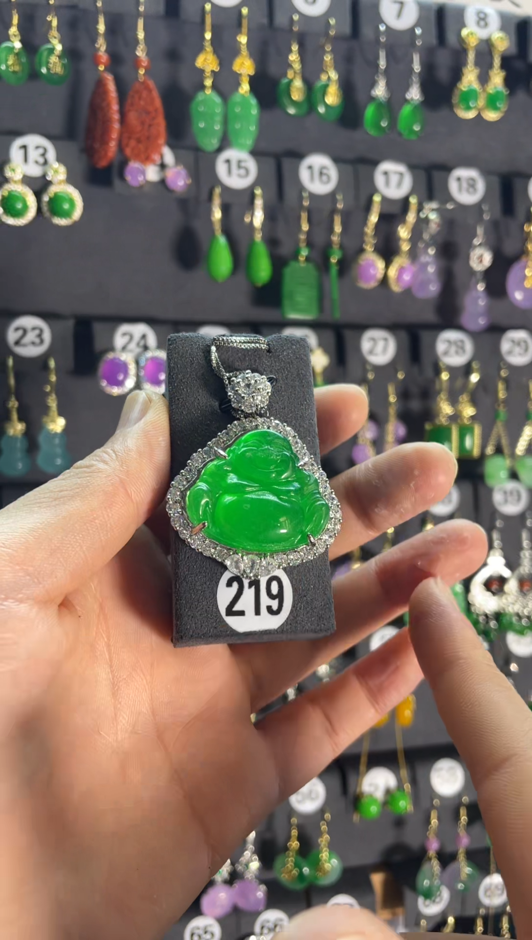 【闪购商品】翡翠颈饰银S925镶嵌219....