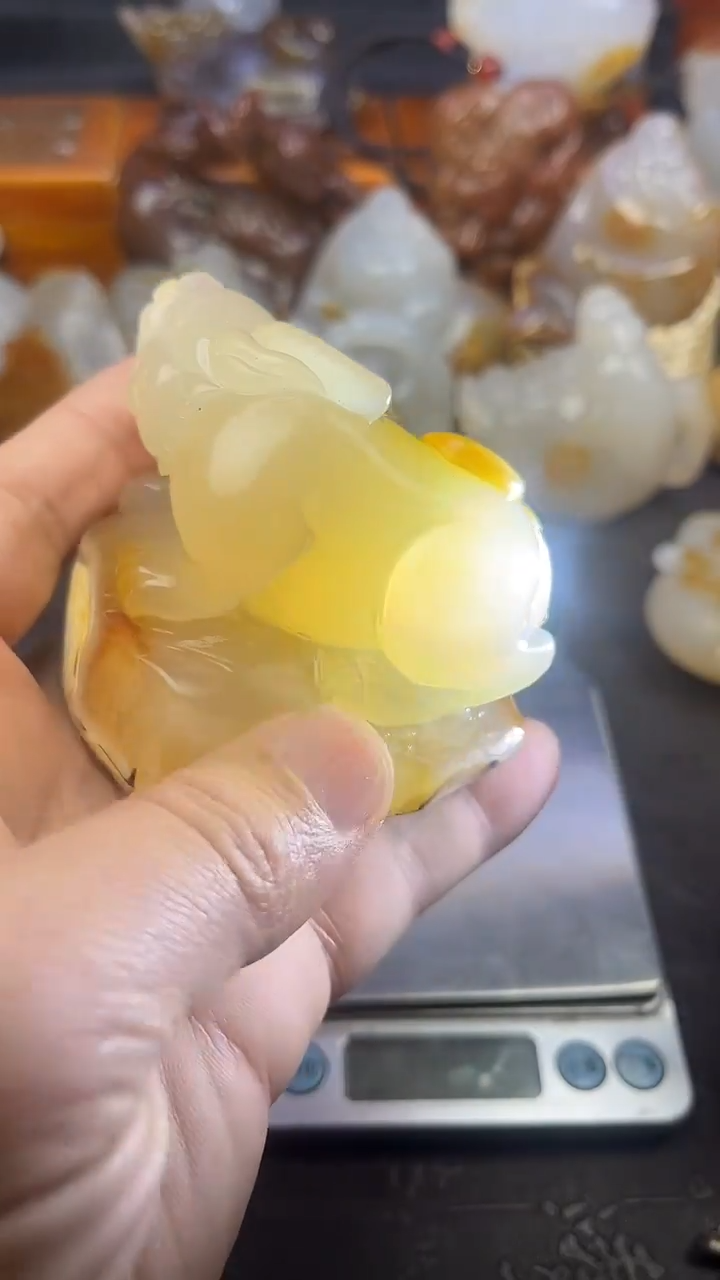 【闪购商品】玛瑙/玉髓摆件未镶嵌1