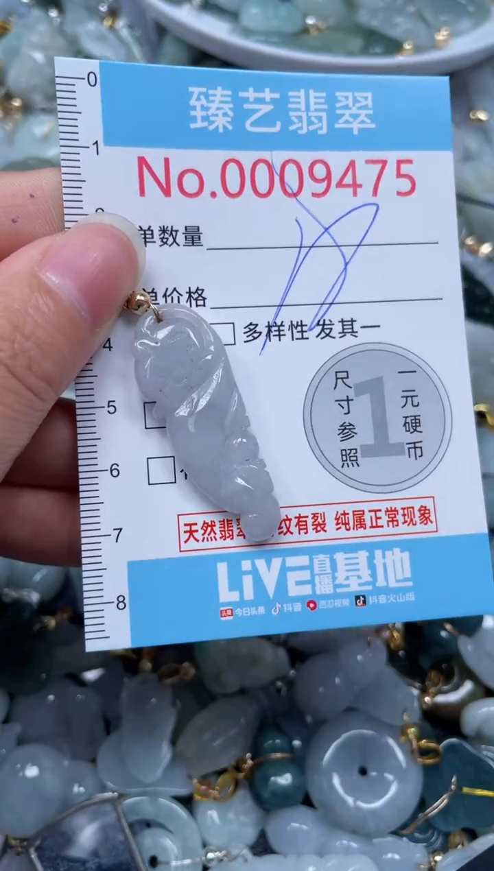 颈饰未镶嵌翡翠9475