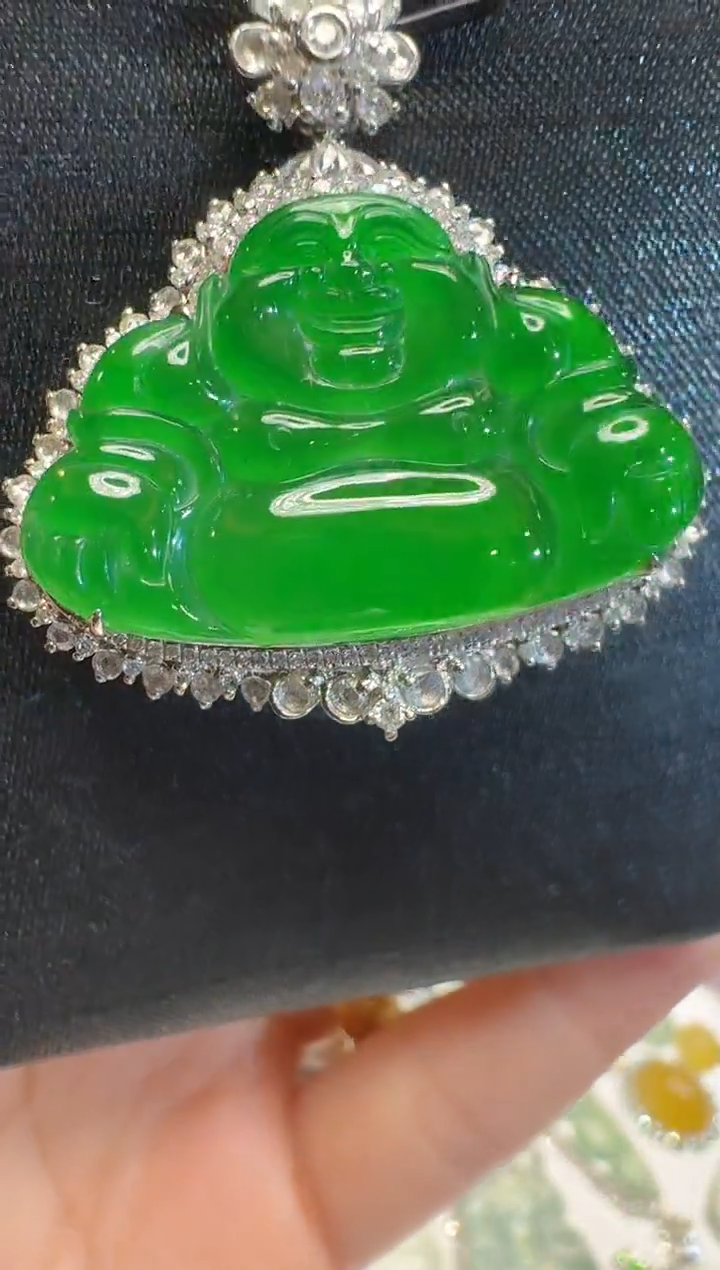 【闪购商品】翡翠吊坠(不含链)18K金镶嵌多样性团购发一件