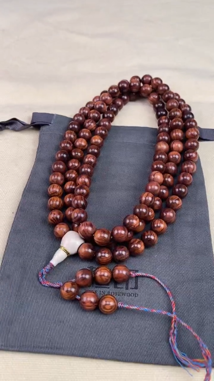 【闪购商品】黄花梨/降香黄檀手串/手链黄花梨1.0x108