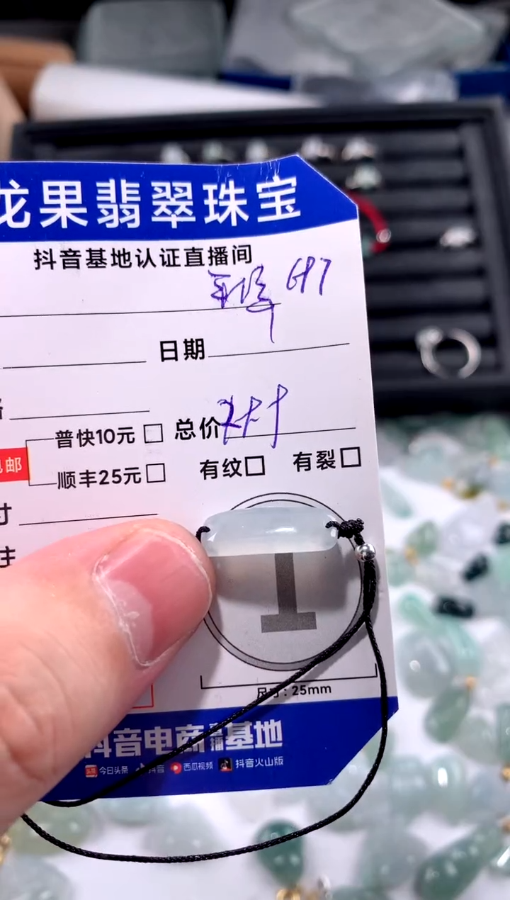 翡翠未镶嵌颈饰平安无事697