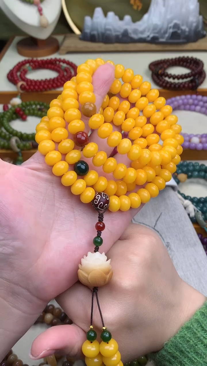 【闪购商品】白玉菩提手串黄菩提